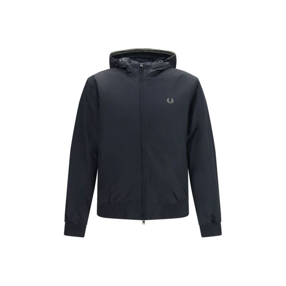 Fred Perry Black Polyamide Shell Men's Jacket